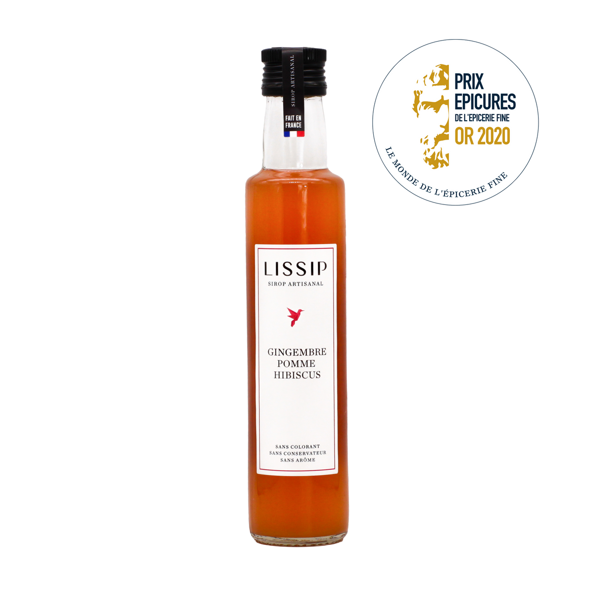 . Sirop 100% naturel, sans colorant, sans conservateur, sans arôme artificiel ni naturel, sans concentré de fruit.