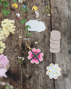 Porte-clé Presse à fleurs