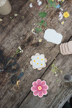 Porte-clé Presse à fleurs
