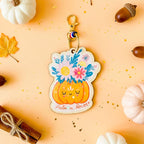 Porte-clé d'Automne Citrouille