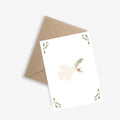 Carte Colombe Fleurs