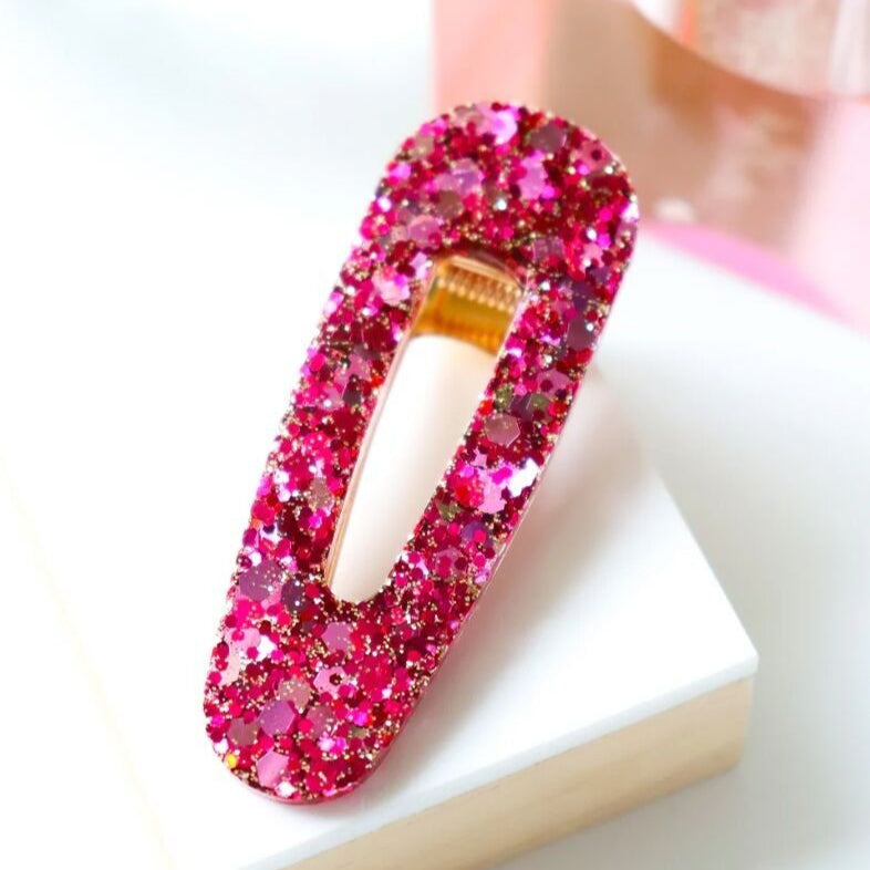 Barrette triangle Paillette