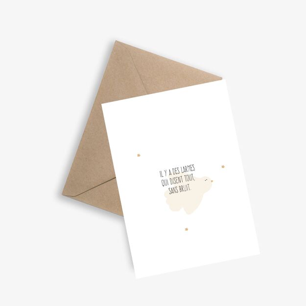 Carte Il y a des larmes