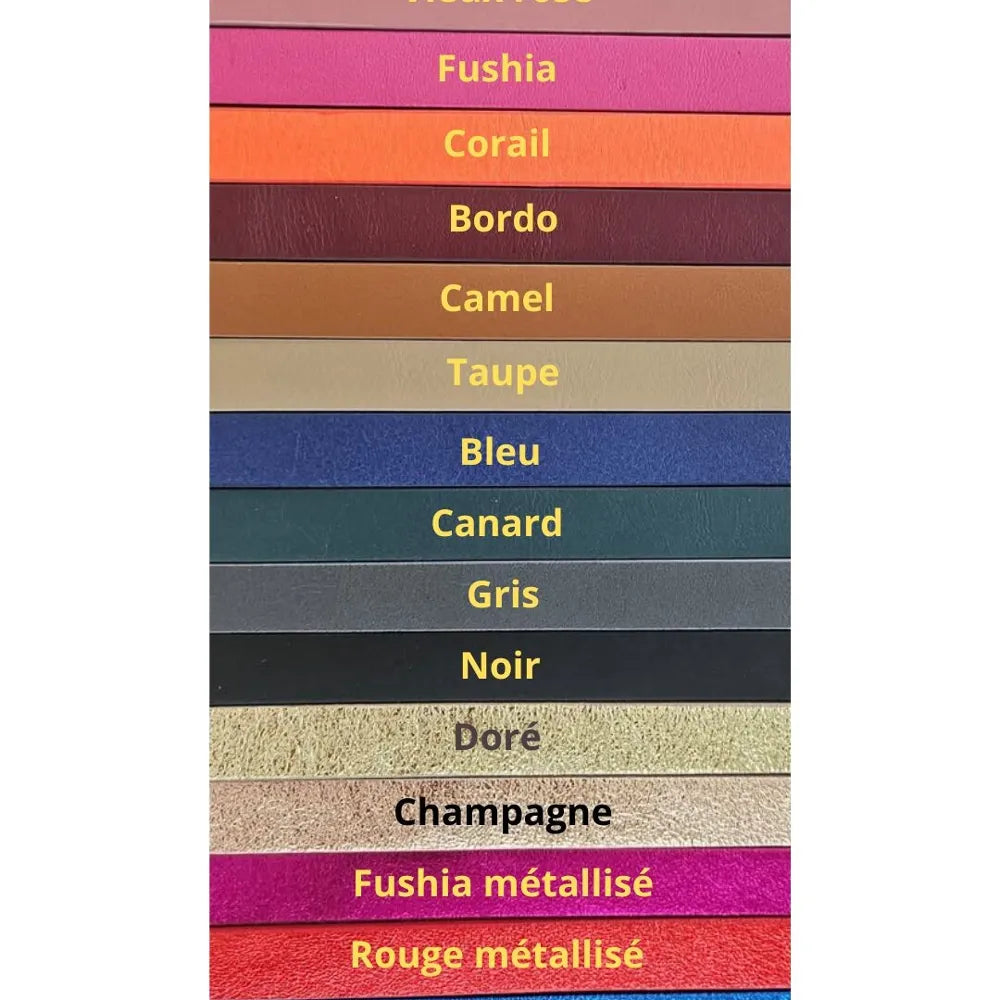Porte-clé en cuir Papa