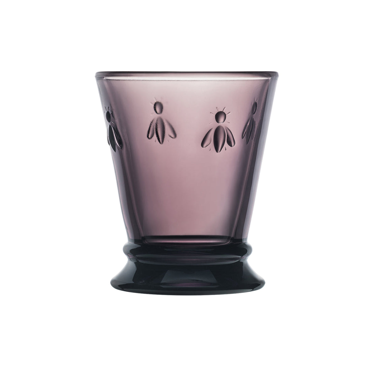 Taza de berenjena y abeja