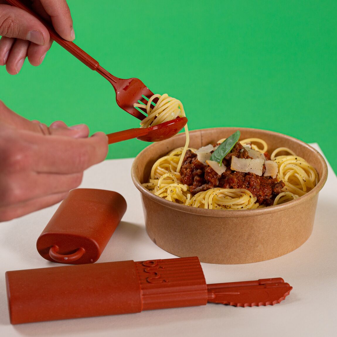 Cutlery kit - Terracotta