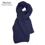 Navy Dove Scarf