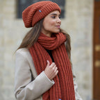 Navy Dove Scarf