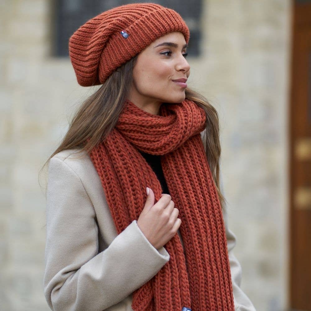 Navy Dove Scarf