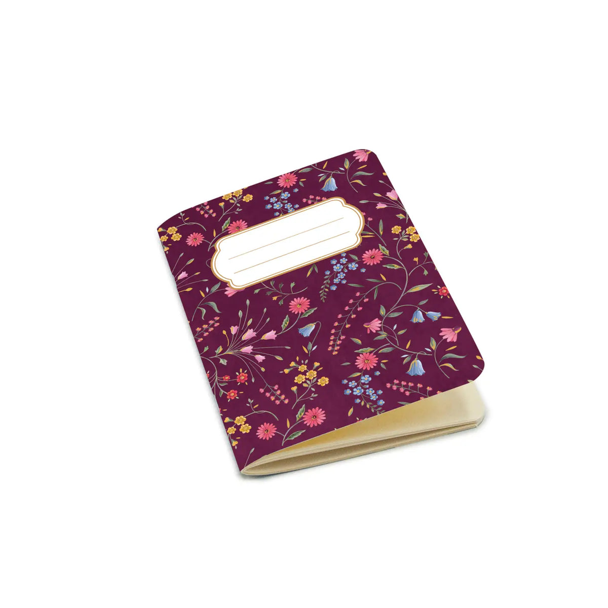 Carnet A6 Tiny Blooms – Pages blanches