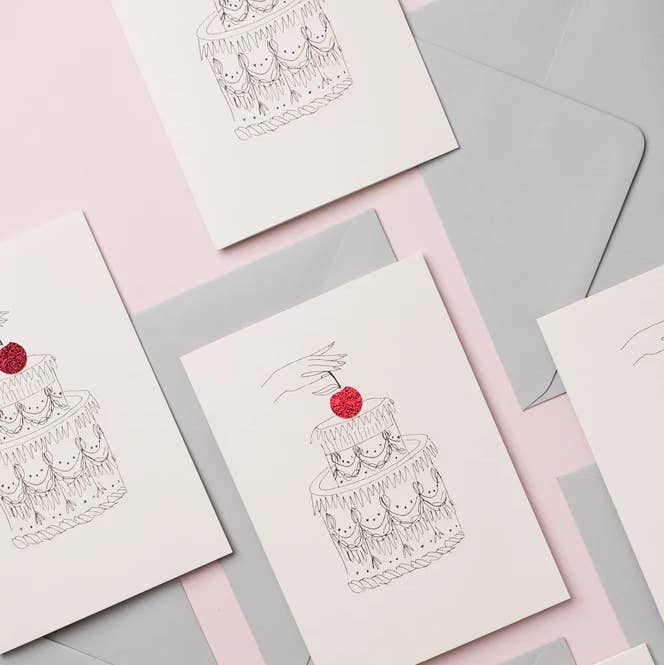 Carte Cerise sur le gâteau