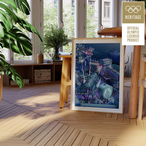 Affiche Officielle Des Jeux Paralympiques Paris 2024 - Célébration Héritage