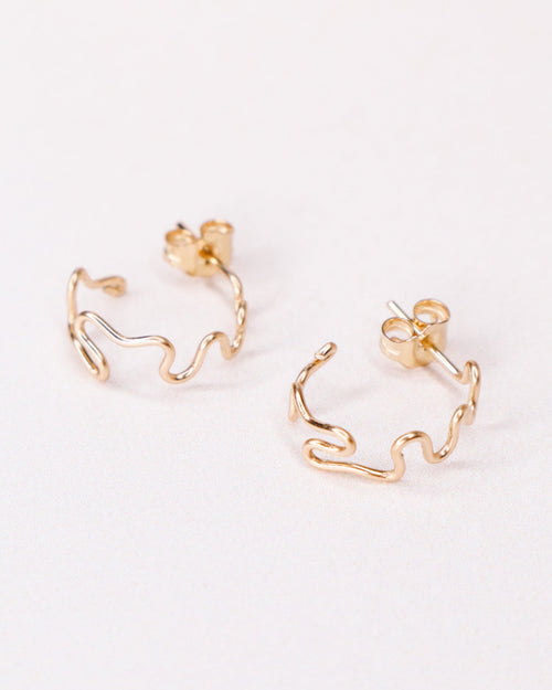 Boucles d'oreilles Amazone Or