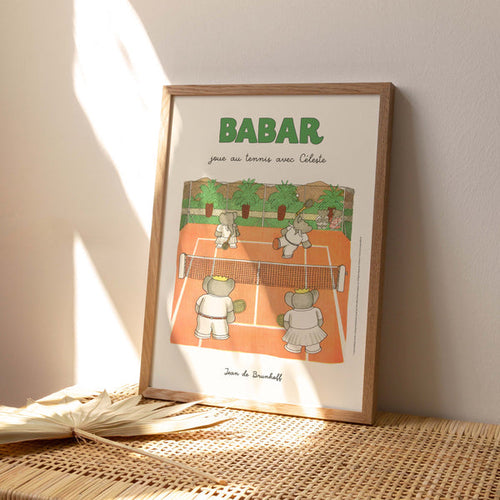Affiche Babar joue au tennis avec Céleste