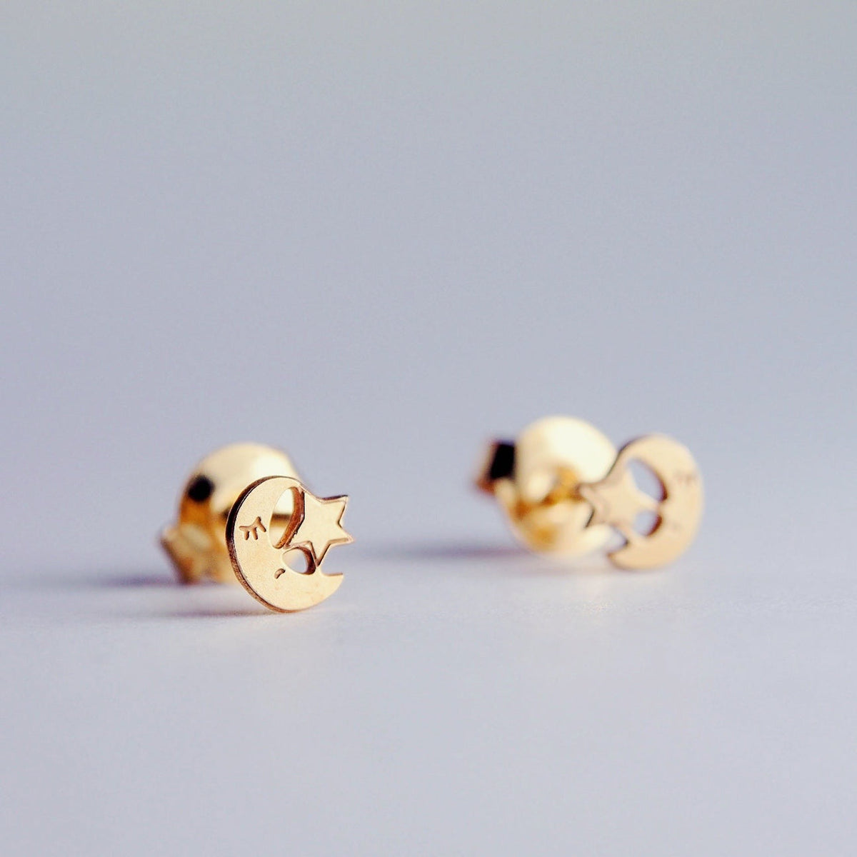 Pendientes beso de luna