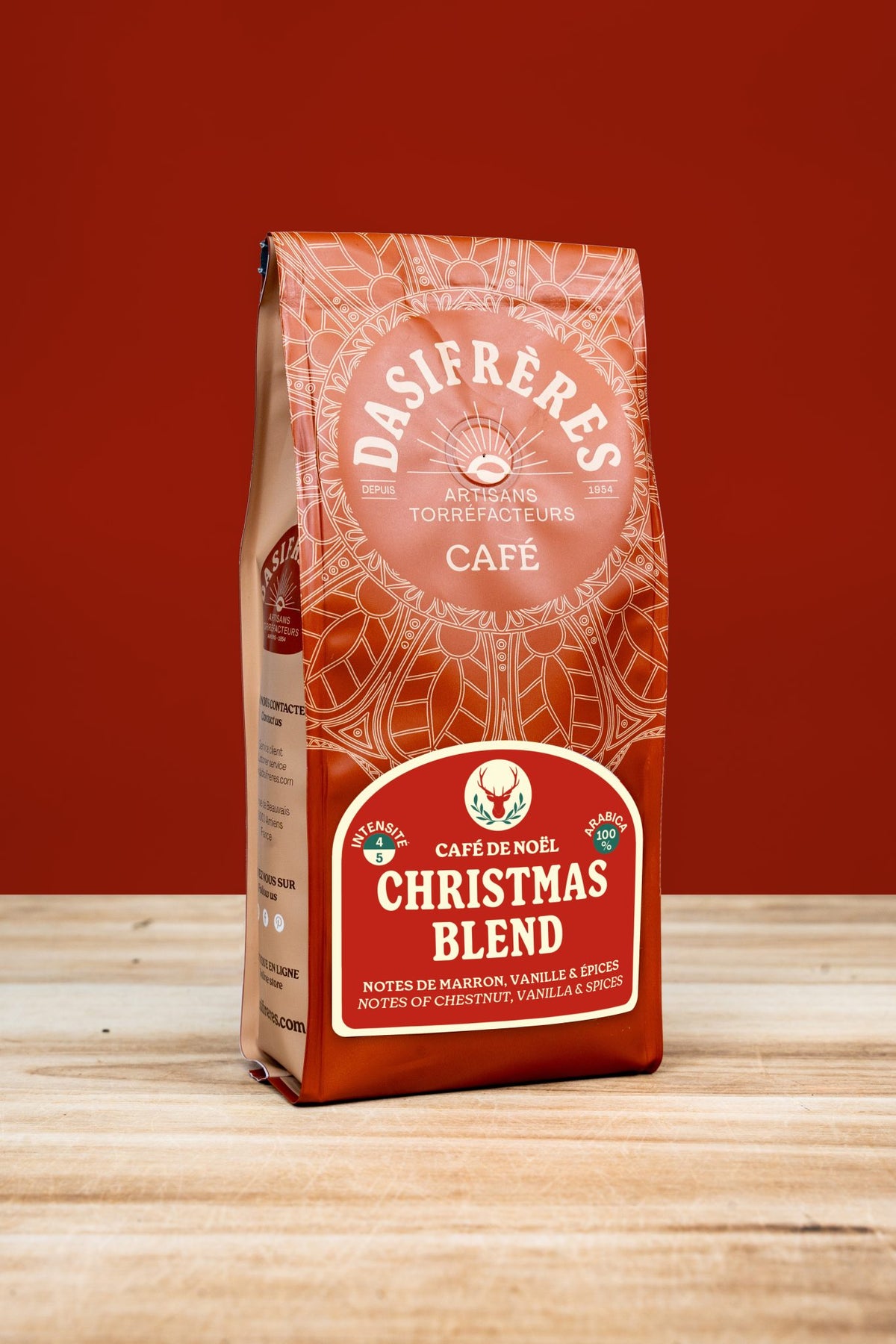 Café navideño con mezcla navideña