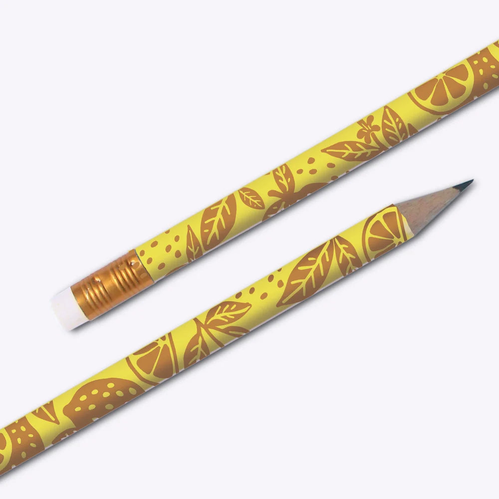Crayon Fantaisie Citrons Jaune