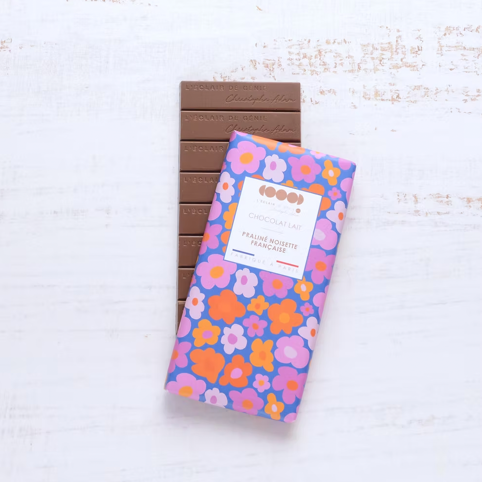Tablette Chocolat Lait Praliné Noisette Française