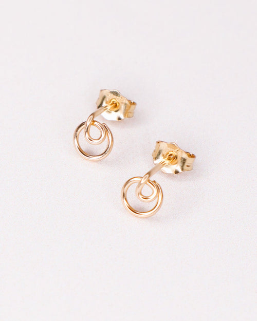 Boucles d'oreilles Dryade Or