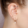 Boucles d'oreilles Dryade Or