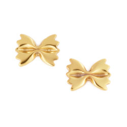 Boucles d'Oreilles Farfalle Dorée