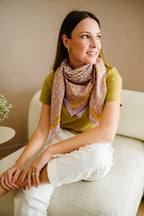 Foulard en coton - Mona Parme