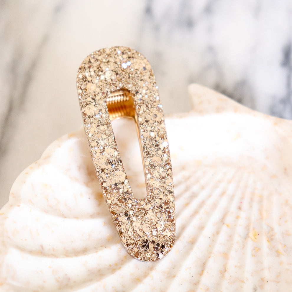 Barrette triangle Paillette