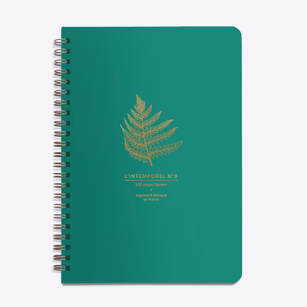 Helecho esmeralda Cuaderno de espiral