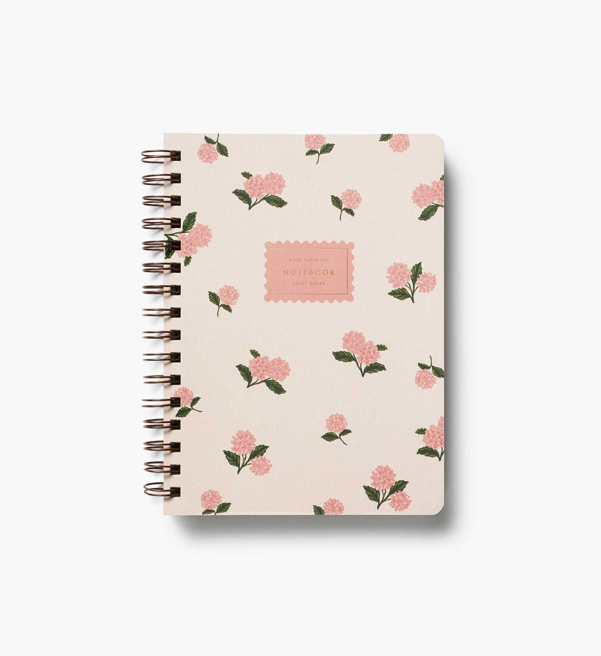 Spiral Notebook Hydrangea rose