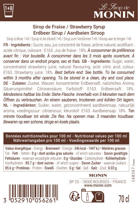 Sirop de Fraise