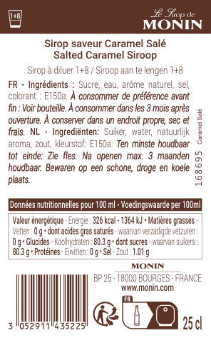 Sirop Caramel Salé
