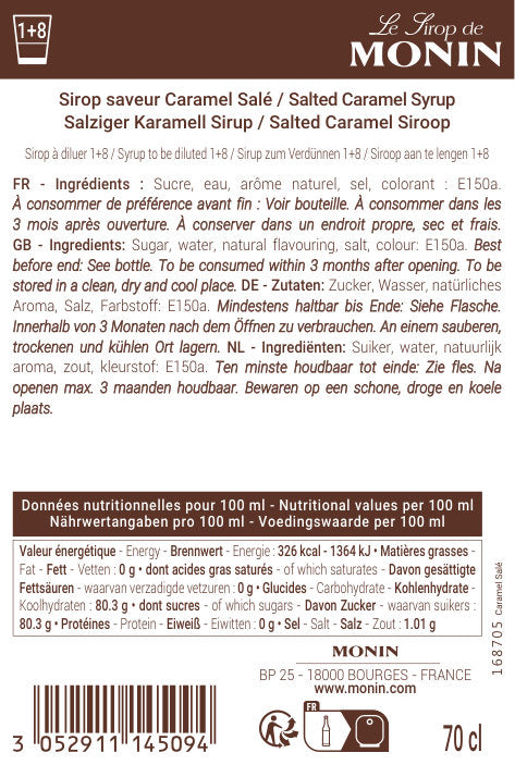 Sirop Caramel Salé