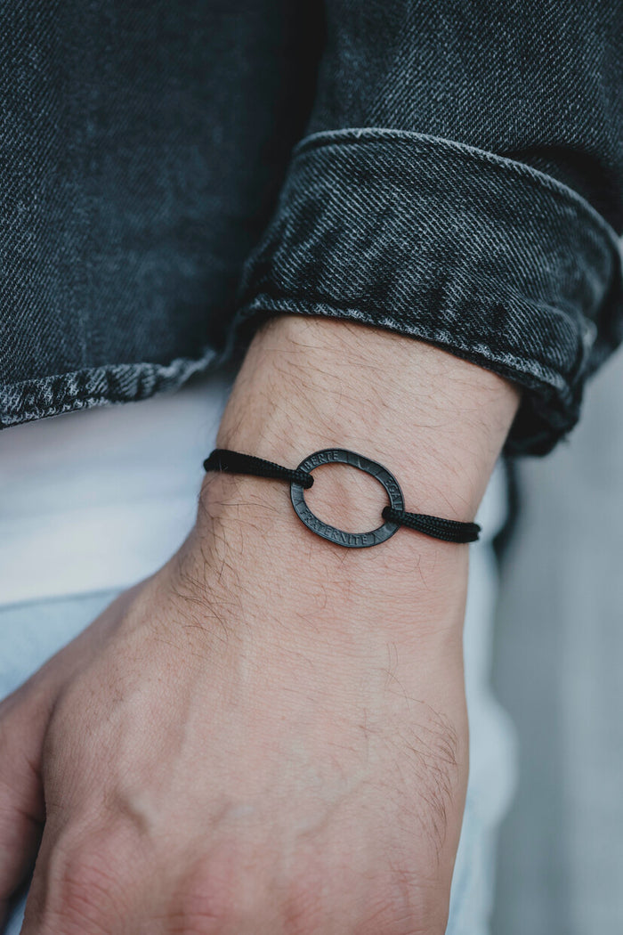 Bracelet Bastille charbon