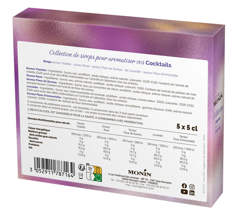 Coffret de Sirops Floraux