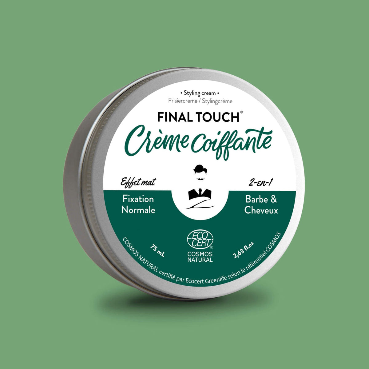 Crème coiffante barbe & cheveux FINAL TOUCH - Monsieur barbier