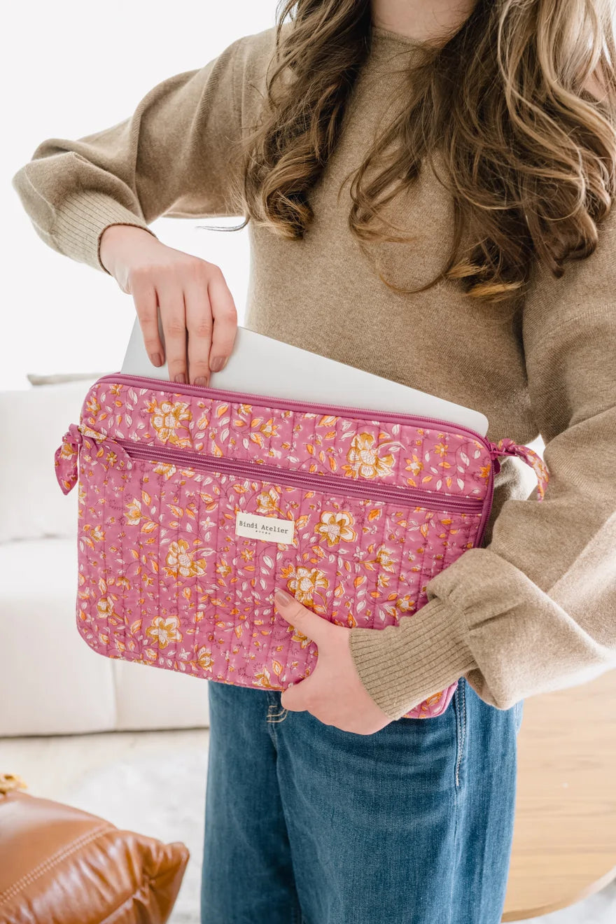Pochette d’Ordinateur Folk Story Pink
