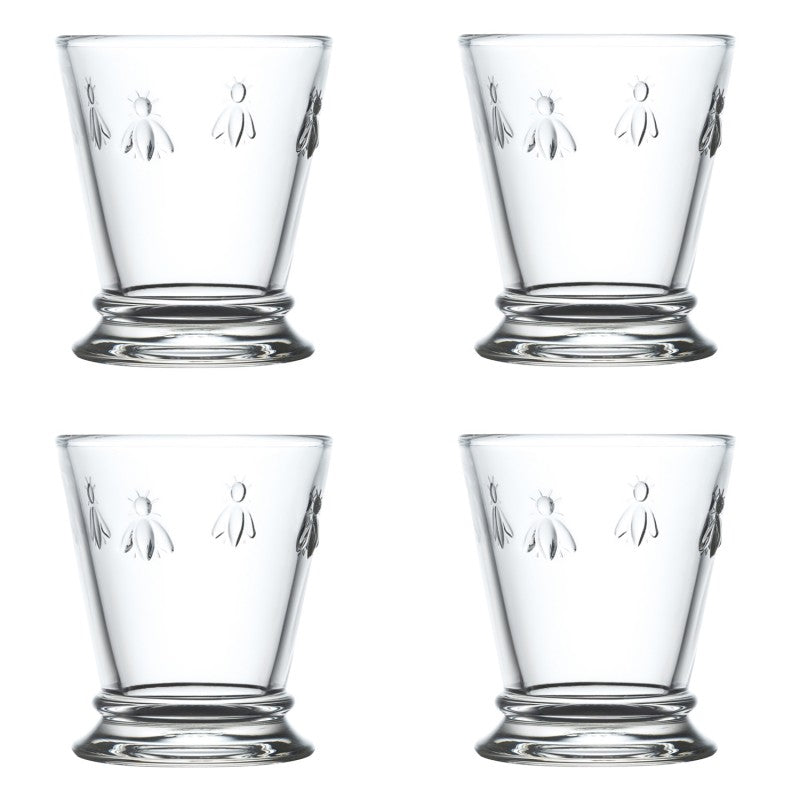 Juego de 4 tazas de abejas
