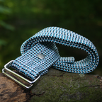 Cinturón de escalada azul