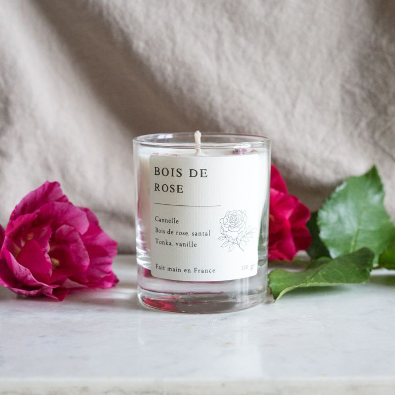 Bougie Bois de Rose