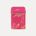 Boite à thé Oiseaux Rose