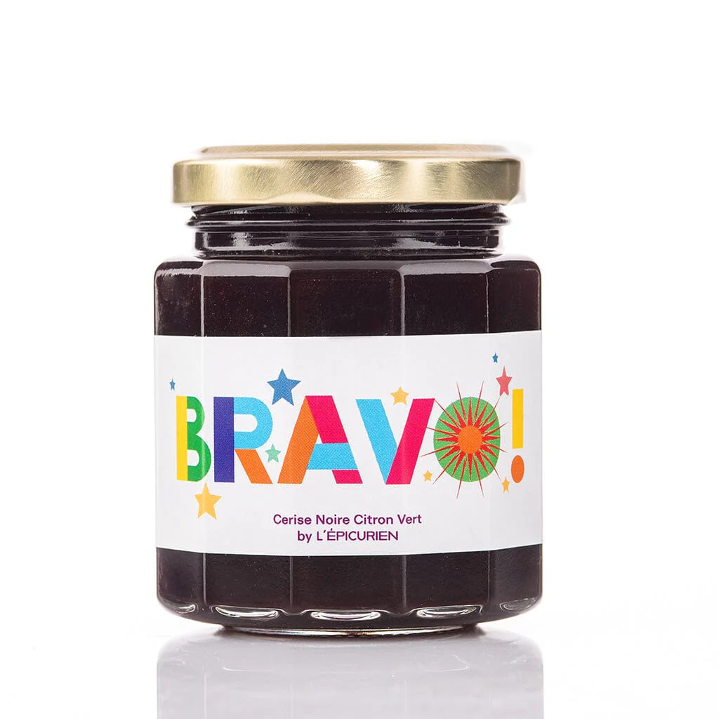 Confiture "Bravo" - Cerise Noire Citron Vert