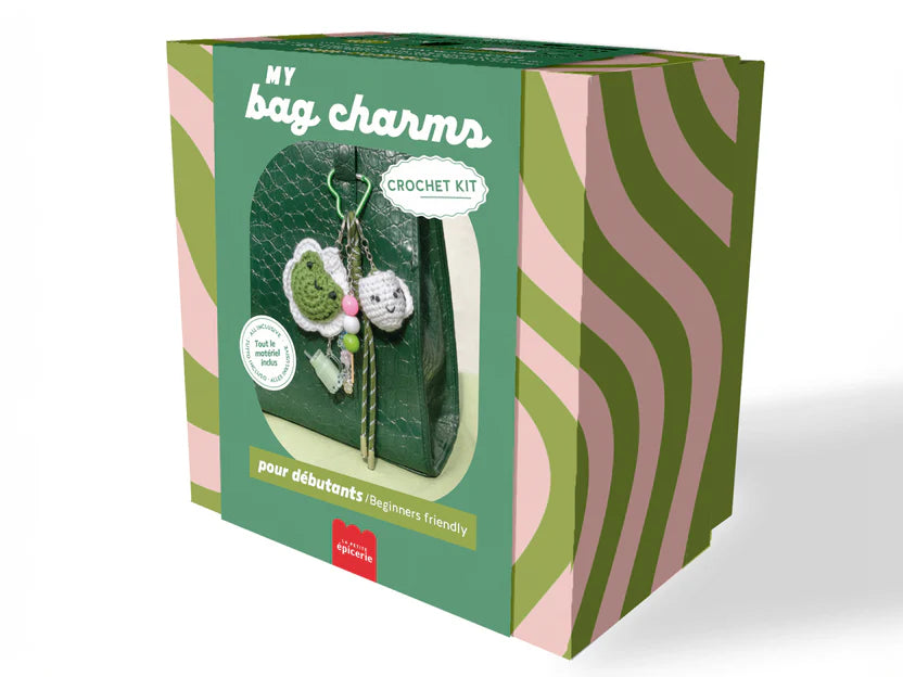 Kit DIY Crochet Bag Charms Matcha Club