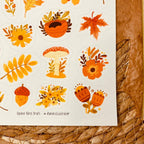 Stickers Autumn Flowers