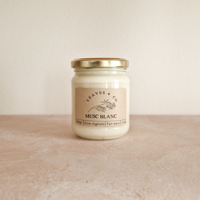Bougie Musc blanc
