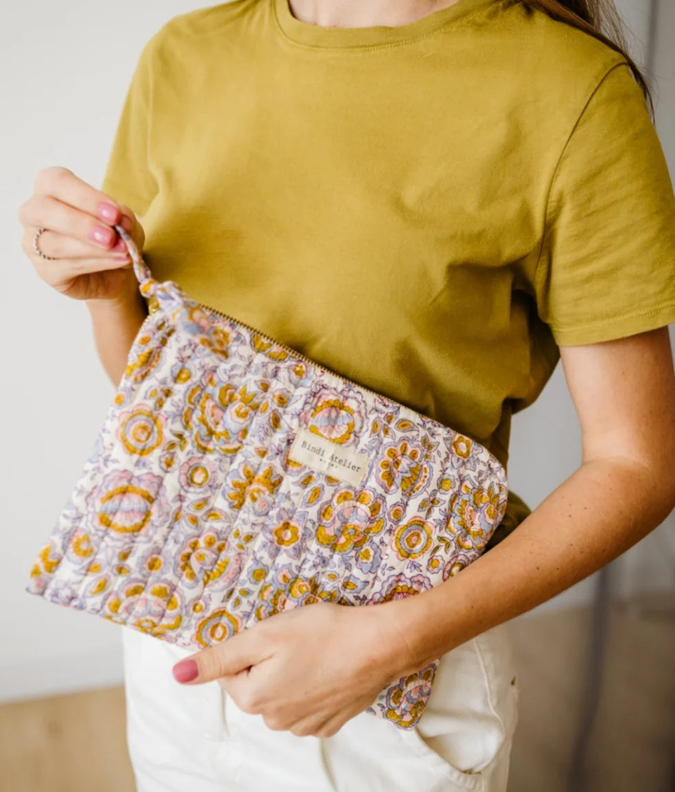 Pochette Plate iPad Garda Bleuet