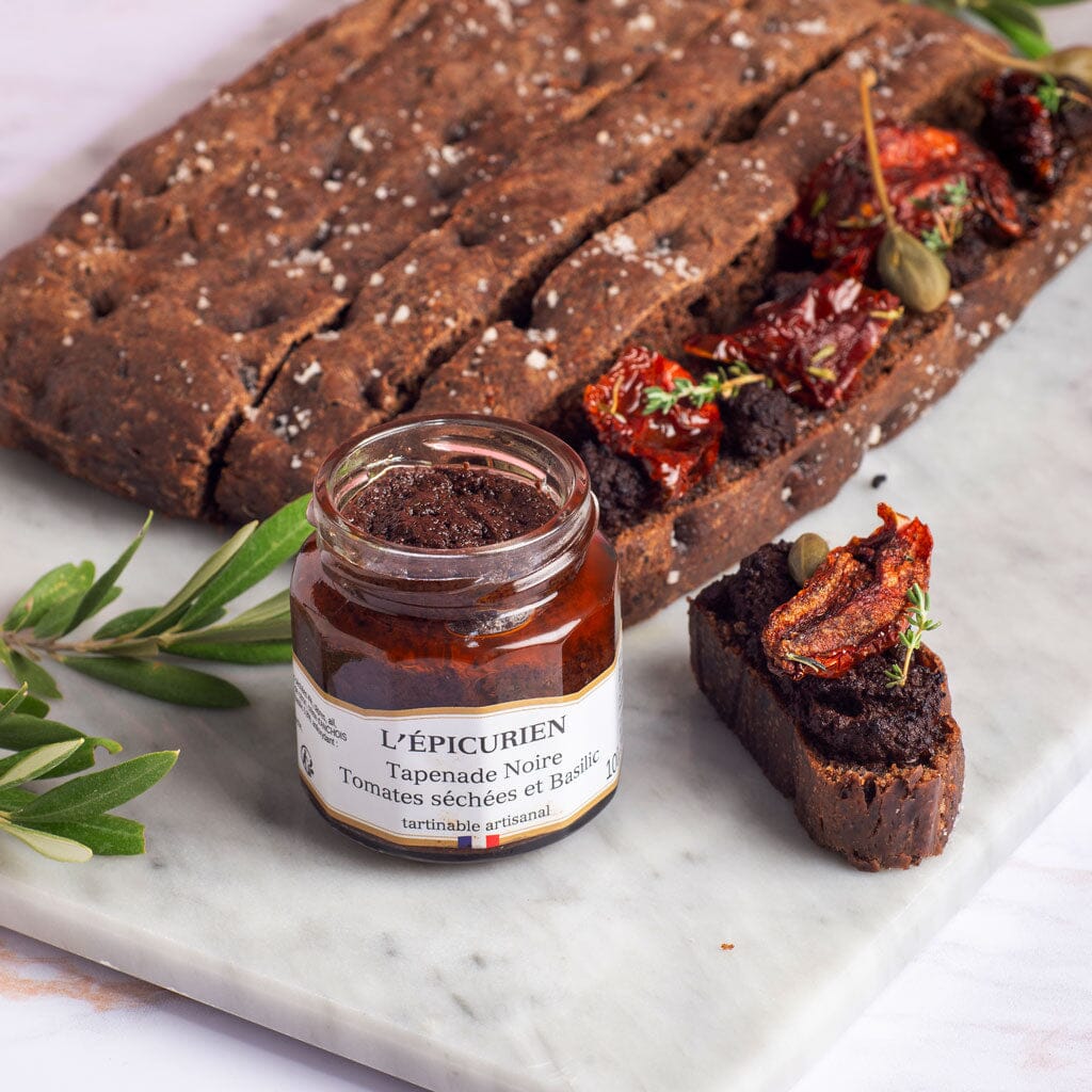 Tapenade aux tomates séchées et basilic - 100g - L'Épicurien