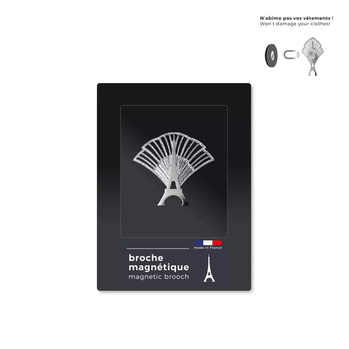 Broche magnético festivo Eiffel