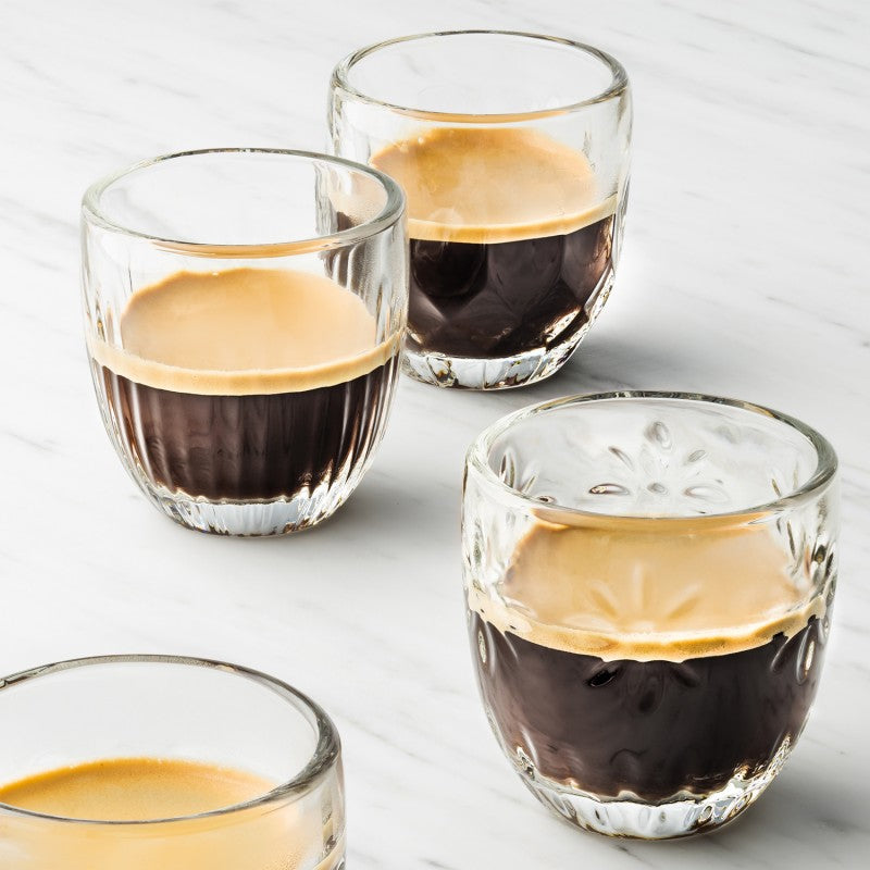 Juego de 4 tazas de espresso Troquet surtidas