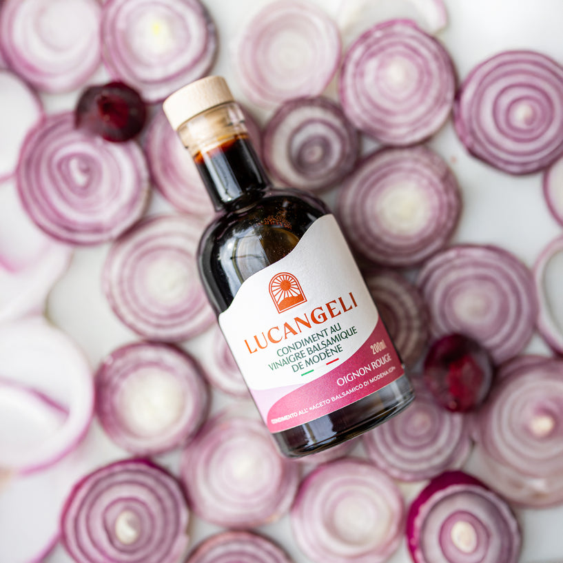 Red Onion Balsamic Vinegar Condiment - 200ml - Lucangeli