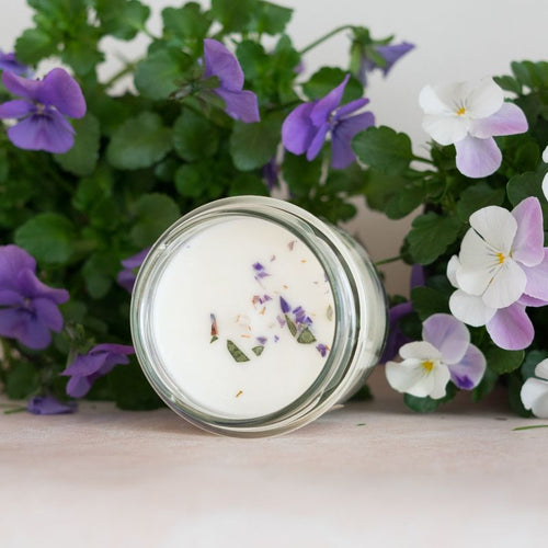 Violet Seasonal Jar Candle